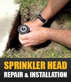providing professional sprinkler head repair and installations